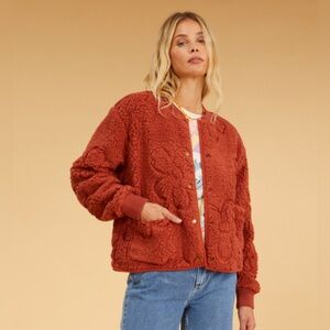 Billabong X Salty Blonde Cozy Shores Sherpa Jacket